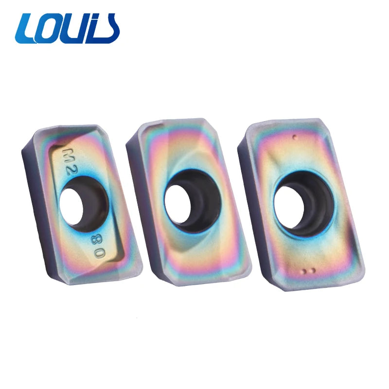 Louis Milling Cutter Inserts APMT1135PDER M2 H2 XM Colorful Titanium Alloy Stainless Steel Quenched PVD Coating OEM Customizable