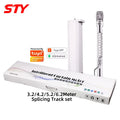 Curtain Set Tuya Wifi Smart Home Electric Motorized Motor Splicing Track DIY Kit Sliding Rails Curtain Opener