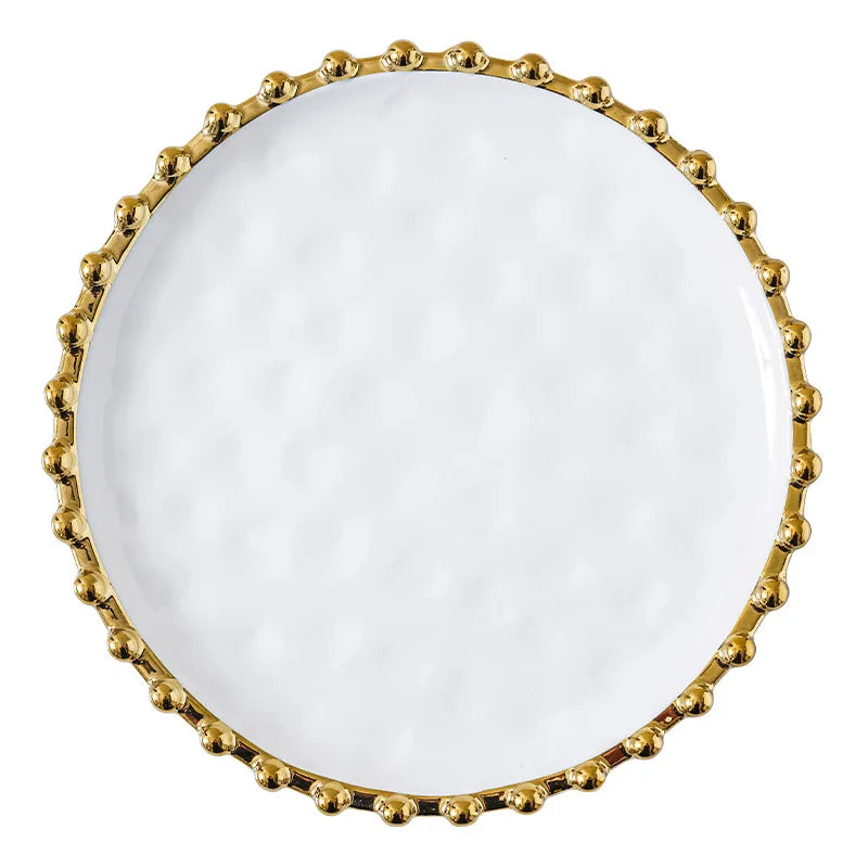 Hot Sale Nordic Ins Western Steak Home Internet Tableware Breakfast Salad Plate