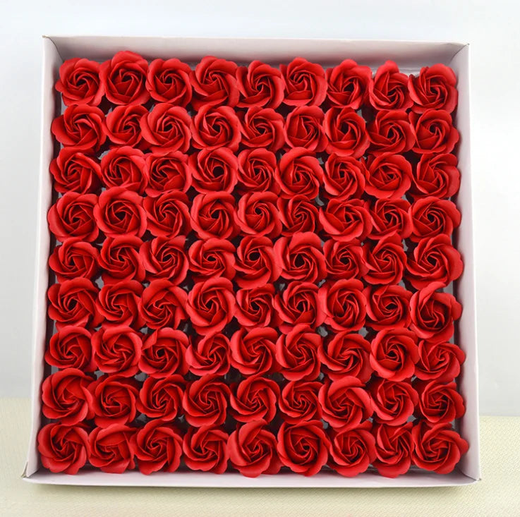 Valentine's Day Gift 2020 Valentines Cheap Gifts 81pcs Artificial Rose Flower Mothers Day Gifts