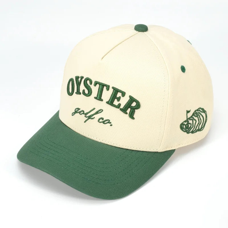 Wholesale Two Tone Baseball Caps Breathable Cotton Polyester Blend Custom Logo Embroidery Adjustable Snapback Hats for Sports