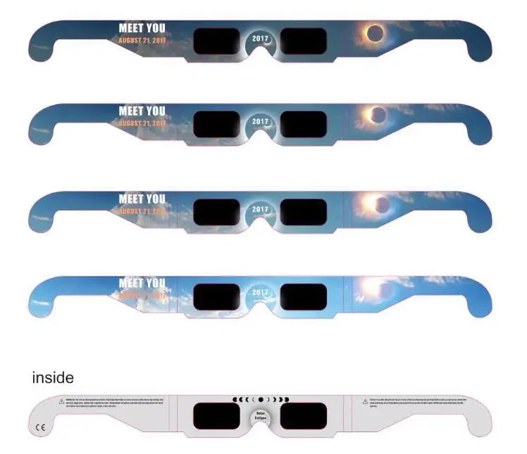 2024 Paper Total Solar eclipse Glasses Annular Solar eclipse Professional Solar eclipse