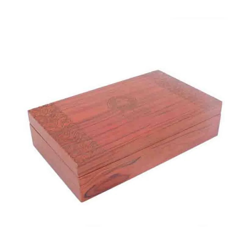 Luxury Finishing Hinged Wooden Jewelry Gift Box Rectangle Sundries Keepsake Packaging with Multifunctional Design Made of Wood