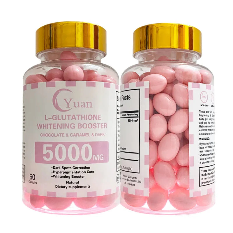 OEM ODM Low MOQ Best Quality Hot Sell African Pearl Powder Camu-Camu L-Glutathione Skin Whitening Capsules