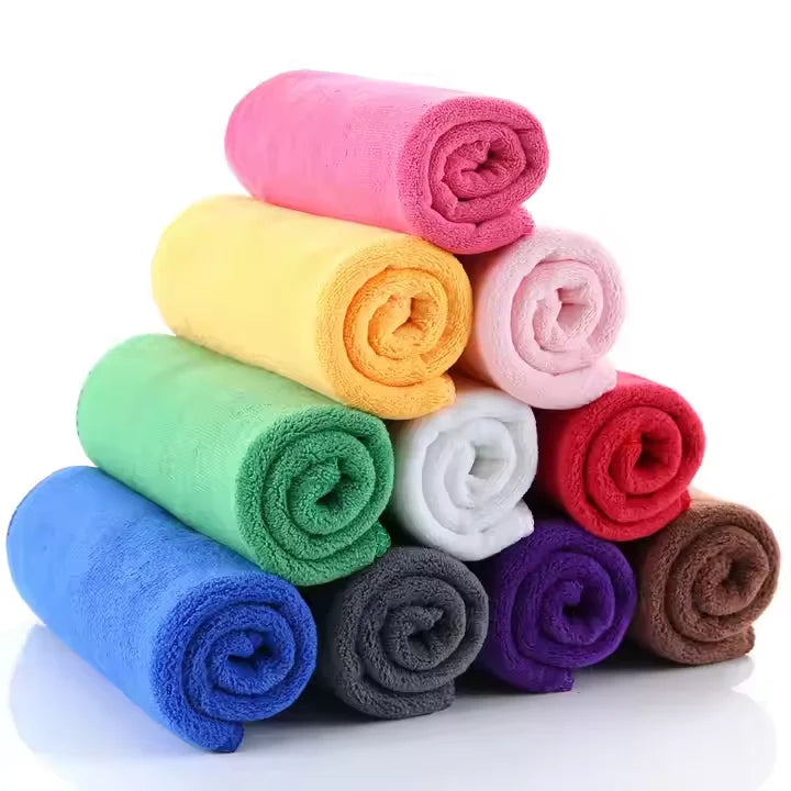 Wholesale 40*80cm Modern Barbershop Beauty Salon Towels Cheap Microfiber Fast Drying Hand Towels with Logo Custom