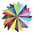 Wholesale Custom Multifunctional Polyester Magic Square Bandana Headband Scarf Hip Hop Ethnic Paisley Print for Outdoor Use
