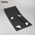 Chengruo Stock Book Shape Style Foldable Magnetic Closure Gift Paper Box Embossed Ribbon for Baby Food Jewelry Packaging