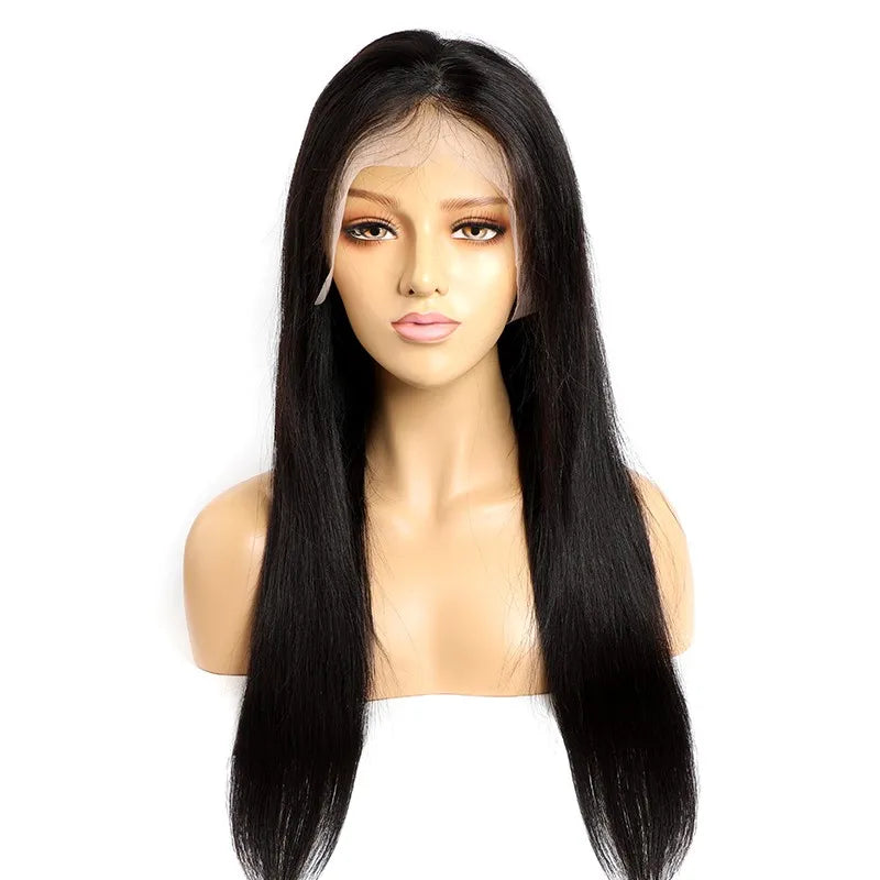 Dropshopping Human Hair Wig Natural Color 9A Grade 150% Density 13*6 Lace Size Front Silky Straight Body Water Deep Wig B09 MegaBDM