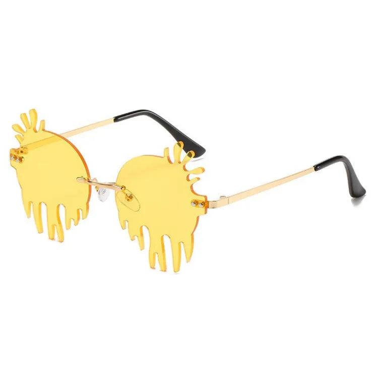 VIFF HM21384 Cute Party Sun Glasses Rimless Sunglasses