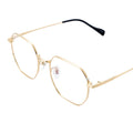 Classic Ladies Fashion Gold Alloy Prescription Progressive Double Front Silver Titanium Glasses Frames Elegant Eye Wear for