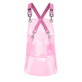 Factory Direct Sales Custom Logo Transparent Salon Apron Thick Hairdresser Waterproof Sleeveless Waist Type for Hair Salon Use