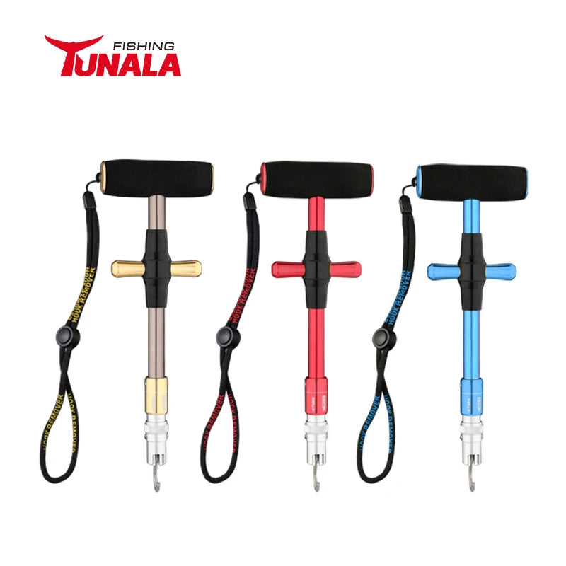 6061 Aluminum Fish Hook Remover Detacher T-Handle Extractor Fishing Tackle
