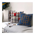 Innermor Embroidered Geometric Cushion Cover Home Decor Luxury Cotton Throw Pillow Case Decorations for Home