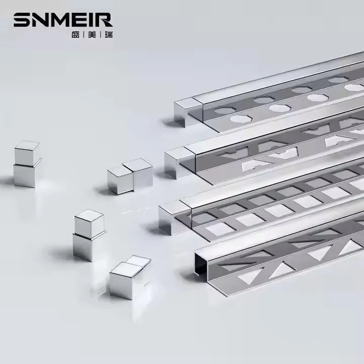 ISO/CE/TUV Metal Edge Trim Stainless Steel Tile Trim