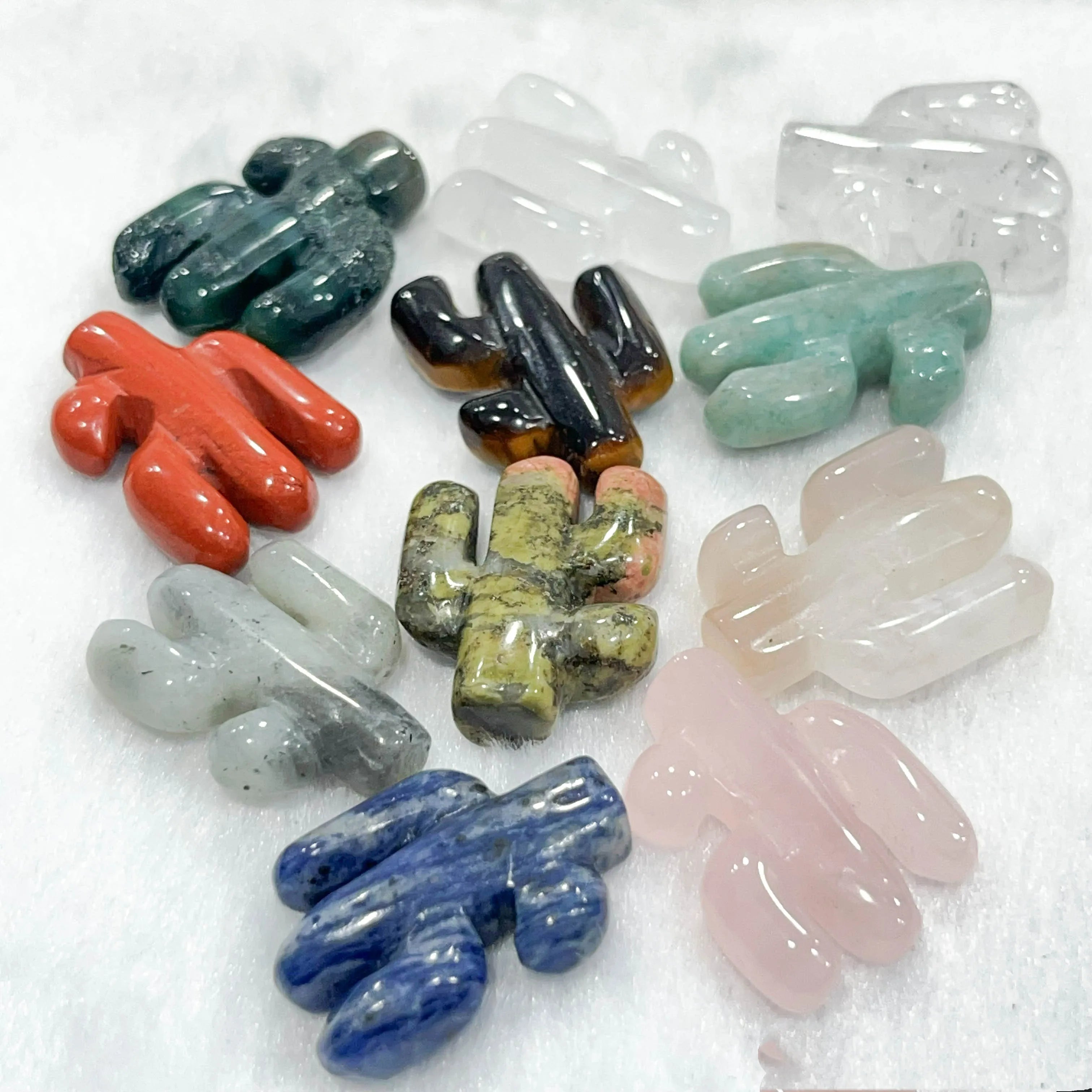Mixed Crystal Carvings Crystal Craftsmaniqui Crystal Cactus