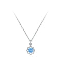 Fashion Shiny Ring 925 Silver Charms Cubic Zircon Pendant Mens and Women Necklace Wedding Luxury Jewelry Chain Set
