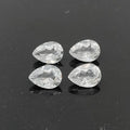 Pear Shape 3x2mm ~ 14x10mm Good Quality Faceted Semi Precious Gemstones Wholesale Price Pendant Natural White Topaz