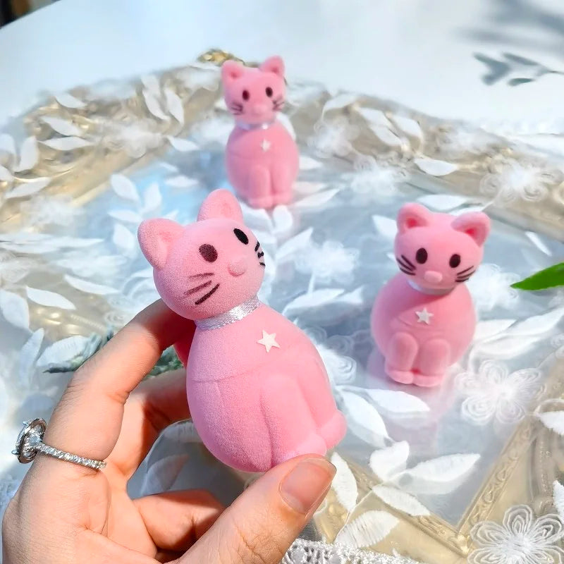 New Cartoon Ring Ornament Packaging Creative Santa Necklace Pendant Organizer Christmas Tree Stud Box Jewelry Packaging