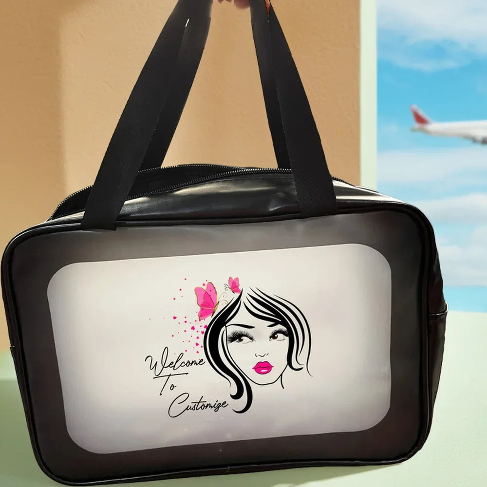 Cheap Makeup Bag Wholesale PU PVC Bulk clear Cosmetic Bag with Zipper Ladies Travel Makeup Toiletry Bags