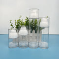 30ml 50ml 80ml 100ml 120ml 150ml Wholesale Luxury clear Pump Airless Bottle for Eyelash Growth Liquid Packaging Container