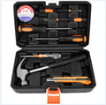 SOLUDE Plastic Toolbox Storage case Screwdriver Plier Hammer 8 PCS  Hand Tools Set for Household