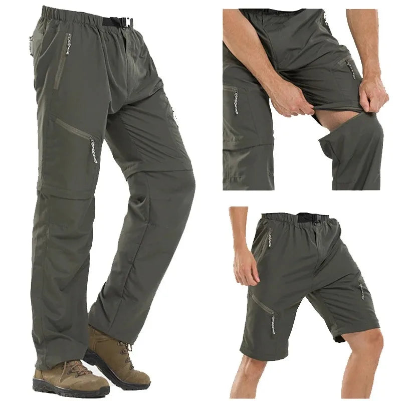 Manufacturer Outdoor Quick Dry Hiking Pants Detachable Sport Fishing Pants Trekking Hunting Trousers Tactical Pant