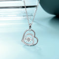 Abiding Wholesale 925 Sterling Silver Necklace Wedding Jewelry Moissanite Diamond Necklace Pendant Jewelry
