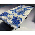 Modern Design Blue Coffee Table Luxury Bolivia Blue Granite Dining Tables for Home