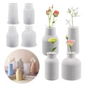 DIY 3D Vase  Flower Pot Plaster Glue Silicone Mold Making Gypsum Silicone Mold Decoration Moldes De Silicona Para Concreto