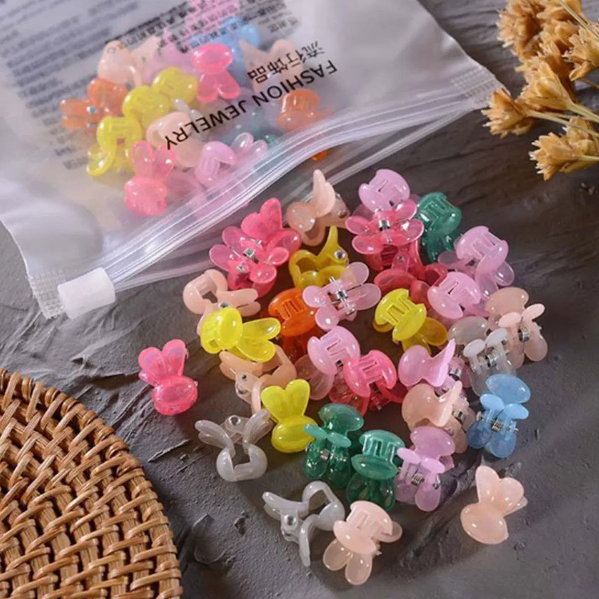 10PCS Girls Kids Butterfly Flower Hair Clip Claw Barrettes Mini Hairpin Headdress Hair Accessories