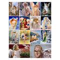 5D Diamond Painting Diamond Kits Wholesale DIY Rhinestone Embroidery Cross Stitch Mosaic for Home Decor Angel