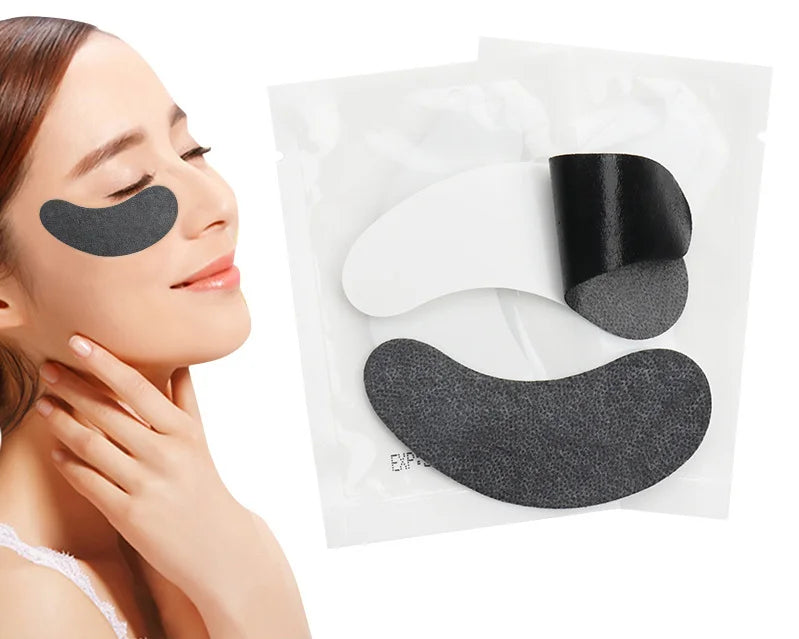 Star Speed Lint Free Black Eye Pads Anti UV Eyelash Patch for UV LED Lash Extension