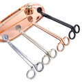 Custom logo Luxury Stainless Steel Candle Wick Trimmer Cutter Candle Accessories Laser Scissors Household Scissors