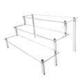 3 Tiers Clear Acrylic Display Risers Stand for Dessert Jewels Figurines Acrylic Display Racks