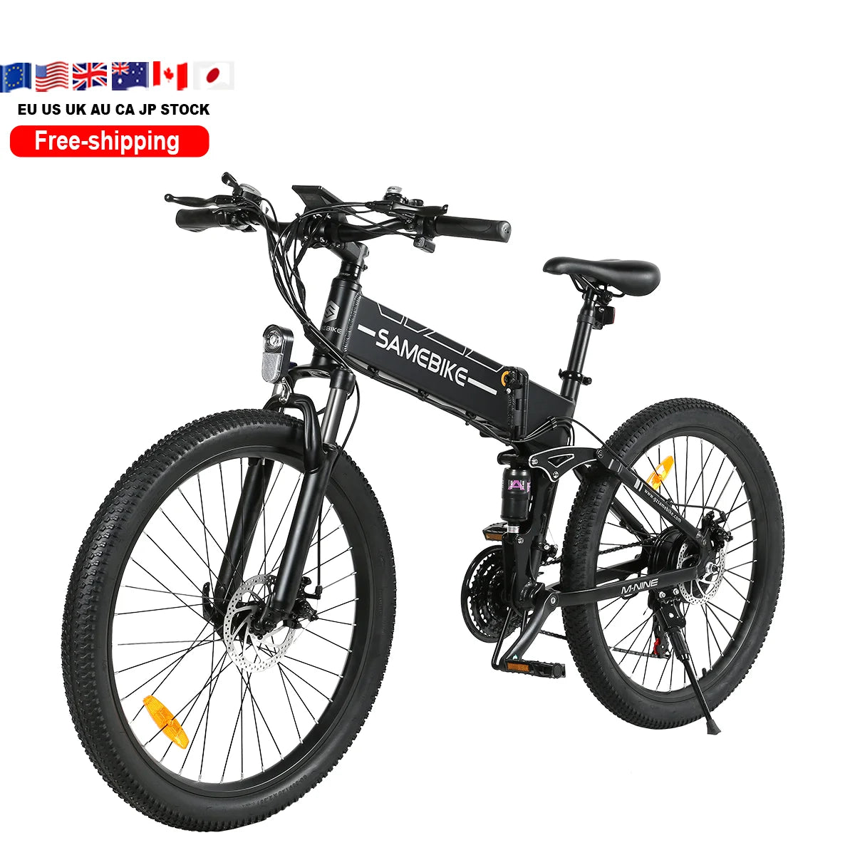 Dropshipping 26 Inch Samebike LO26-II 21speed 900D 48W14Ah Lithium Battery Power Rear Hub Motor Electric Mountain Bike