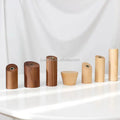 Creative Solid Punch-free Wood Hook Wall Porch Coat and Hat Beech Wood Skirting Tapered Non-Perforated Wooden Hook