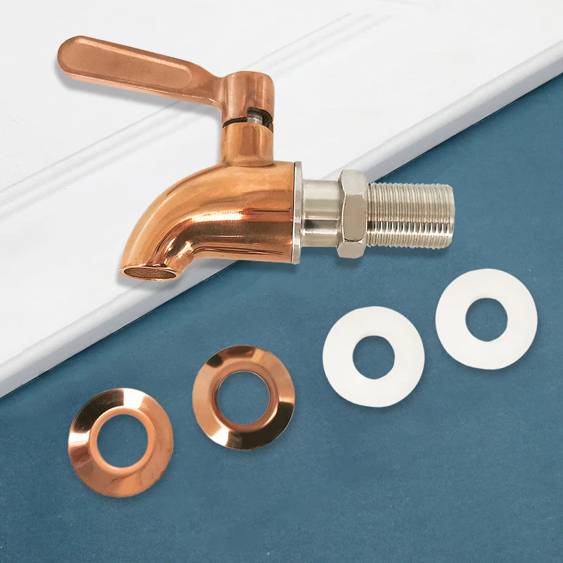 Brass Single Hole Modern Bathroom Beverage Dispenser Faucet Chrome Finish Single Handle Wall-Mounted Ceramic Single Cold Water