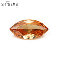 Wholesale Marquise Cut CZ Stones Loose Champagne Cubic Zirconia Stone for Jewelry