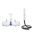 Colorful Tube Shaped Thick Glass Hookah Nargile Mini Hookah Cachimbas Chicha En Verre Custom Design