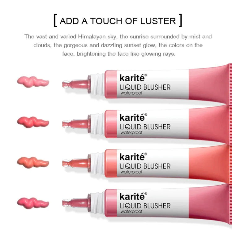 Karite Face Blusher Powder Rouge Makeup Cheek Natural Blush