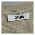 Customizable Printed Satin Labels for Folded Clothes Sewing Garment Tags Custom Label