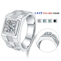 Abiding Jewelry 925 Sterling Silver Moissanite Diamond Jewelry Wholesale Men Moissanite Ring
