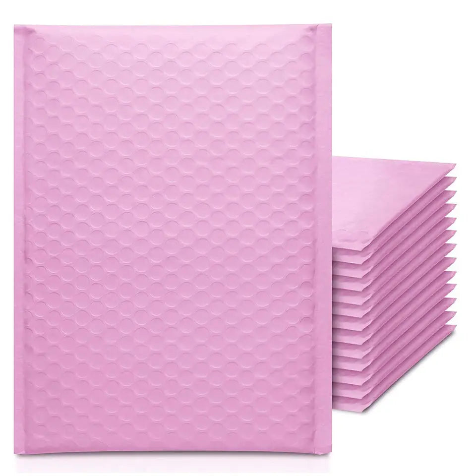 ZGCX Ready Ship Light Purple/Light Green/Red Poly Bubble Mailer Bags for Cosmetic Perfume Packaging Shock Resistant Waterproof