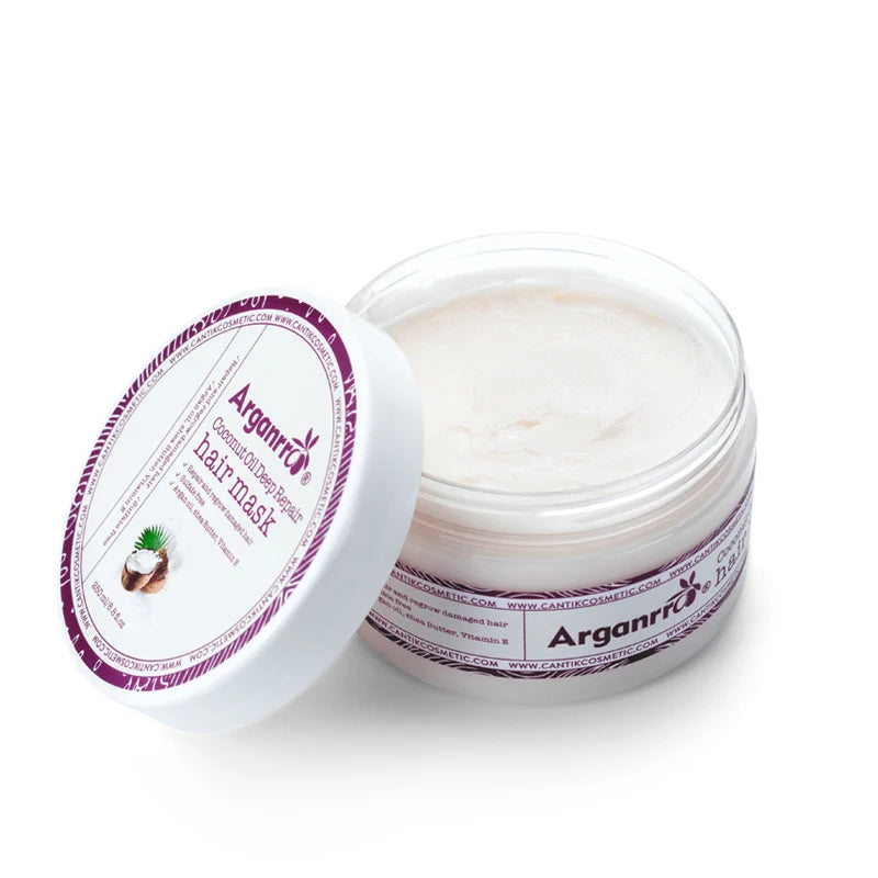 Natural Repairing Moisturizing Argan Coconut Oil Hair Mask Private Label for Hair Adding Shine