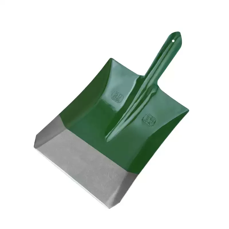 Factory Direct 42.5cm Green Red Square Industrial Grade Manganese Steel Iron Material Garden Planting Spade Shovel for Garden