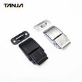 Stainless Steel Toggle Latch Spring-loaded Draw Latch Nickel Plated Toggle Clamp Hardware