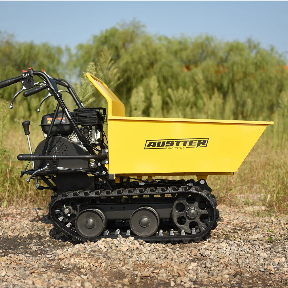 AUSTTER Farm Garden Mini Steel Crawler Tracked Mini Skid Steer Loader Attachments