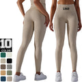 Custom Logo Women's Pants Lightweight Gym Fitness Yoga Wear Sports Workout Clothing High Waist Yoga Pants Leggings for Women
