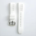 Classic Breathable Silicone Watch Straps 20mm 22mm Black Tropical Nature Rubber Watch Band Silicone Watch Band