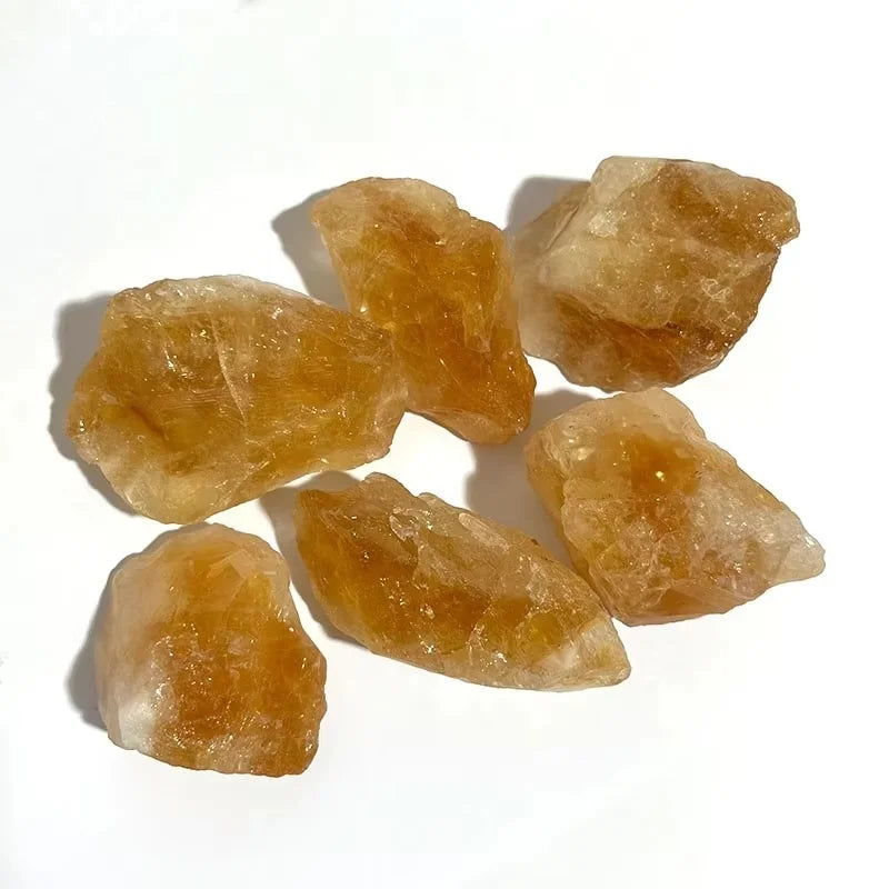 New Arrivals Reiki Crystals Healing Raw Stones Natural Brazil Citrine Rough Gemstones for Sale